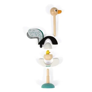 Janod Jouets À Empiler Et À Encastrer>Autruche empilable Zigolos Bois Jeu éveil enfant