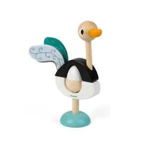Janod Jouets À Empiler Et À Encastrer>Autruche empilable Zigolos Bois Jeu éveil enfant