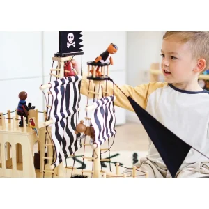 Small Foot Petits Univers>Bateau de Pirates en Bois pour Enfant