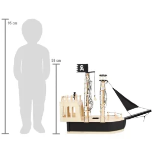 Small Foot Petits Univers>Bateau de Pirates en Bois pour Enfant