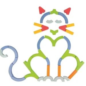 Beleduc Blocs, Briques Et Planchettes De Construction>Blocs de Construction en Bois - Imagination au défi