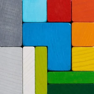 Haba Blocs, Briques Et Planchettes De Construction>Blocs de Construction en Bois - Défi 8 cubes