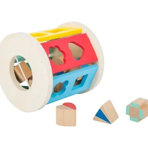 Small Foot Jouets À Empiler Et À Encastrer>Boîte à Formes en Bois pour Bébé - Rouleau