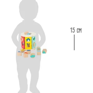 Small Foot Jouets À Empiler Et À Encastrer>Boîte à Formes en Bois pour Bébé - Rouleau