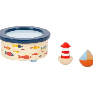 Small Foot Boîtes À Musique Et Veilleuses>Boîte à musique en bois - Voyage marin