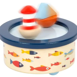 Small Foot Boîtes À Musique Et Veilleuses>Boîte à musique en bois - Voyage marin