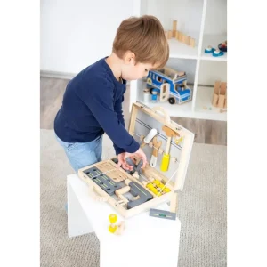 Small Foot Etablis, Outils Et Bricolage>Boîte à Outils en Bois Tendance Scandinave pour Enfant