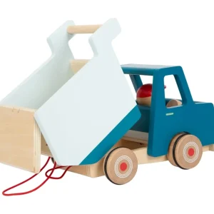 Small Foot Jouets À Tirer Et À Pousser>Camion Benne à Tirer en Bois pour Bébé