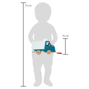 Small Foot Jouets À Tirer Et À Pousser>Camion Benne à Tirer en Bois pour Bébé