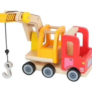 Small Foot Véhicules Et Garages>Camion Grue en Bois pour Enfant