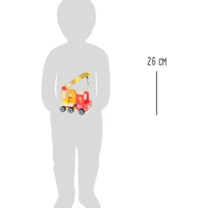 Small Foot Véhicules Et Garages>Camion Grue en Bois pour Enfant