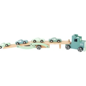Small Foot Véhicules Et Garages>Camion Porte Voitures en Bois pour Enfant