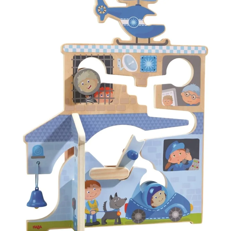 cascade_de_roues_en_bois__0.webp Haba Circuits Et Cascades>Cascade de Roues en Bois La vie en Caserne Enfant