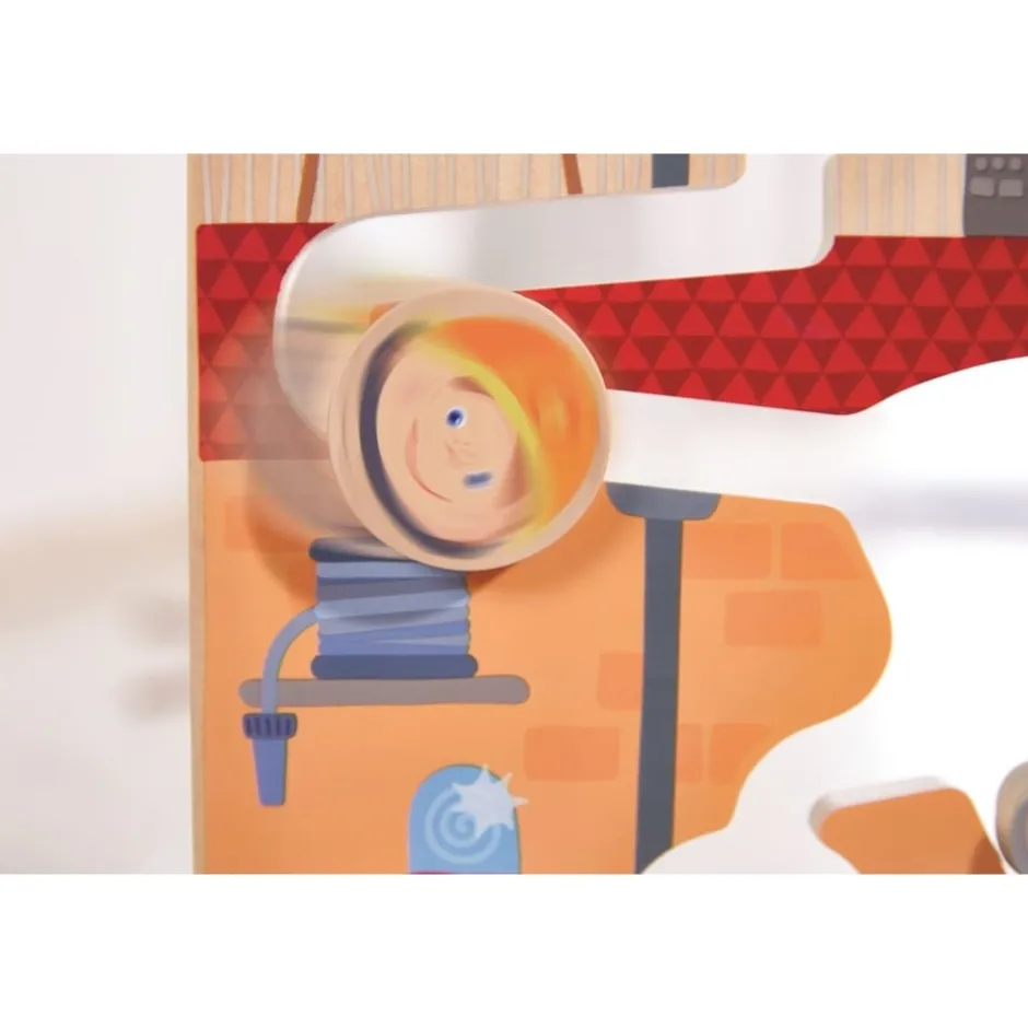 cascade_de_roues_en_bois__4.webp Haba Circuits Et Cascades>Cascade de Roues en Bois La vie en Caserne Enfant