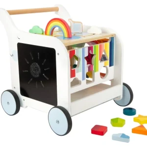 Small Foot Trotteurs Et Chariots De Marche>Chariot de Marche Arc-en-ciel en Bois pour Bébé