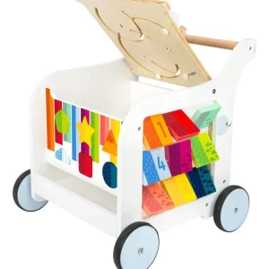 Small Foot Trotteurs Et Chariots De Marche>Chariot de Marche Arc-en-ciel en Bois pour Bébé