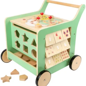Small Foot Trotteurs Et Chariots De Marche>Chariot de marche bucolique en bois pour bébé