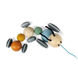 Janod Jouets À Tirer Et À Pousser>Chenille à Promener Sweet Cocoon en Bois pour Bébé