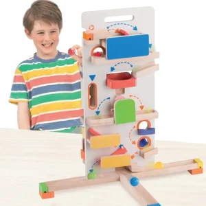 Wonderworld Circuits À Billes En Bois>Circuit à Billes en Bois - Descente Verticale