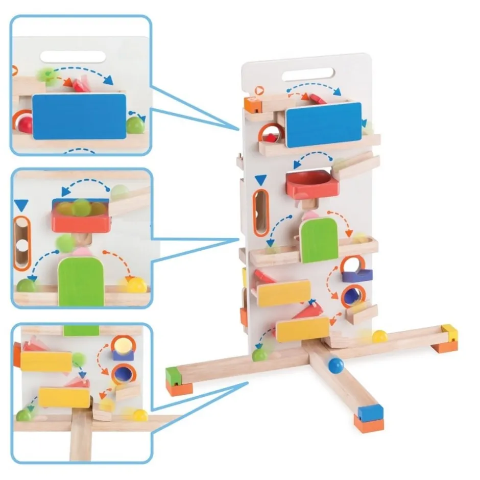 circuit__billes_en_bois___2-2.webp Wonderworld Circuits À Billes En Bois>Circuit à Billes en Bois - Descente Verticale