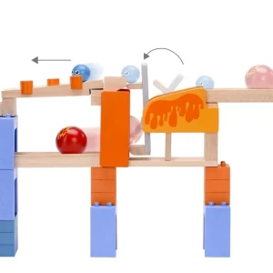 Wonderworld Circuits À Billes En Bois>Circuit à Billes en Bois - Double Course