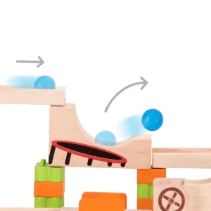 Wonderworld Circuits À Billes En Bois>Circuit à Billes en Bois pour Enfant - Élévateur