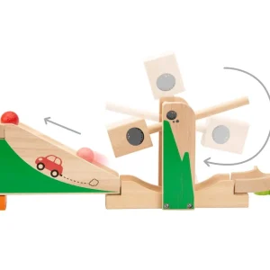 Wonderworld Circuits À Billes En Bois>Circuit à Billes en Bois pour Enfant - Accélérateur