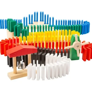 Small Foot Blocs, Briques Et Planchettes De Construction>Circuit de dominos 490 pièces en bois - Jeux de construction