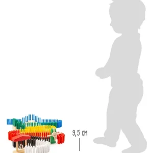 Small Foot Blocs, Briques Et Planchettes De Construction>Circuit de dominos 490 pièces en bois - Jeux de construction