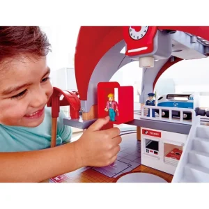 Hape Toys Circuits De Train>Circuit de Train en Bois pour Enfant - Gare TGV