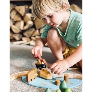 Tender Leaf Circuits De Train>Circuit de Train en Bois pour Enfant - En Forêt