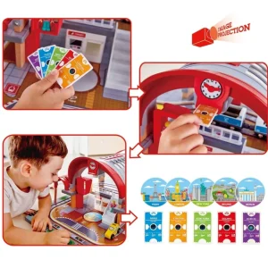 Hape Toys Circuits De Train>Circuit de Train en Bois pour Enfant - Gare TGV
