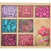 Small Foot Loisirs Créatifs>Coffret de Perles en Bois à Enfiler Douceur Printanière