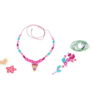 Small Foot Loisirs Créatifs>Coffret de Perles en Bois à Enfiler Douceur Printanière