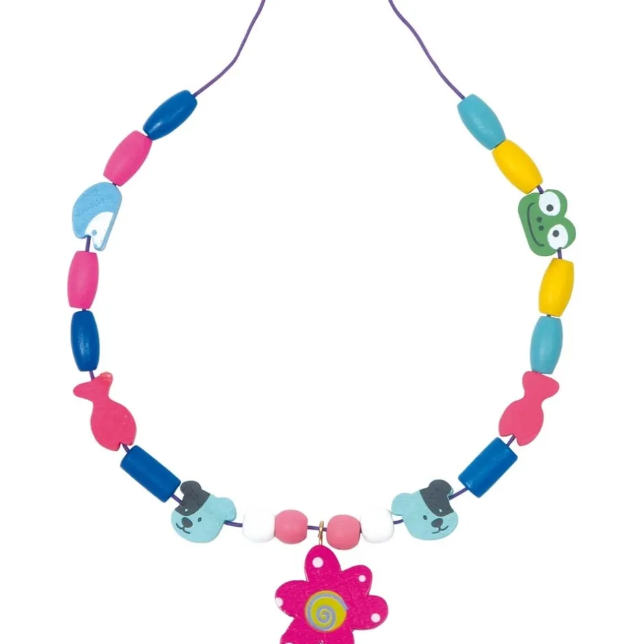 coffret_de_perles_en_bois_1.webp Small Foot Loisirs Créatifs>Coffret de Perles en Bois à Enfiler - Champêtre