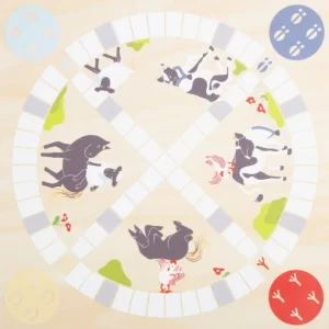 Small Foot Jeux De Plateau>Coffret Multi-Jeux de Société Bois Courses Folles à la Ferme