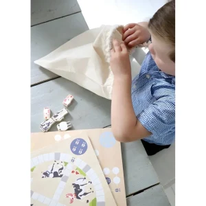 Small Foot Jeux De Plateau>Coffret Multi-Jeux de Société Bois Courses Folles à la Ferme