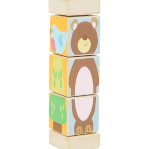 Small Foot Puzzles Premier Âge>Cubes rotatifs en bois Animaux - Jeux d'éveil bébé