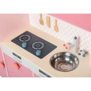 Small Foot Cuisines, Dinettes Et Marchandes>Cuisine Rose Gourmet en Bois pour Enfant