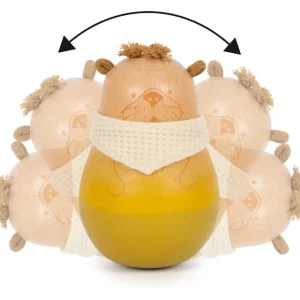 Small Foot Premiers Jeux D'éveil Et Accessoires Bébé>Culbuto en bois pour Bébé - Petite Loutre
