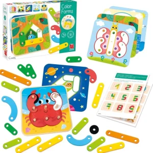 Goula Couleurs Et Formes>Dessin Géométrique Coloré en Bois pour Enfant