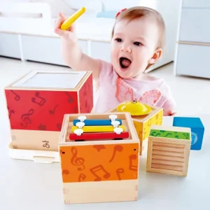 Hape Toys Jouets Musicaux>Ensemble d'instruments de musique empilés Bébé