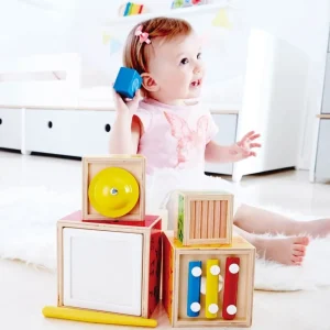 Hape Toys Jouets Musicaux>Ensemble d'instruments de musique empilés Bébé