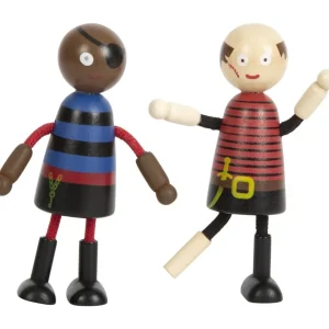 Small Foot Petits Univers | Maisons De Poupées Et Accessoires>Ensemble Figurines en Bois - Bande de Pirates