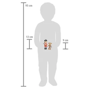 Small Foot Petits Univers | Maisons De Poupées Et Accessoires>Ensemble Figurines en Bois - Bande de Pirates