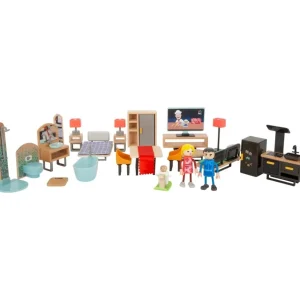 Small Foot Maisons De Poupées Et Accessoires>Ensemble mobilier en bois cosy pour enfants