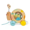 Janod Jouets À Tirer Et À Pousser>Escargot à Promener Pure en Bois pour Bébé