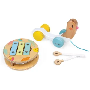 Janod Jouets À Tirer Et À Pousser>Escargot à Promener Pure en Bois pour Bébé