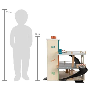 Small Foot Véhicules Et Garages>Garage à Voitures en Bois pour Enfant