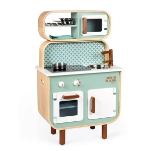 Janod Cuisines, Dinettes Et Marchandes>Grande Cuisine en Bois pour Enfant Cooker Reverso